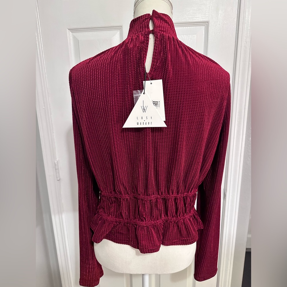nwt Velvet crush blouse - Picture 4 of 6